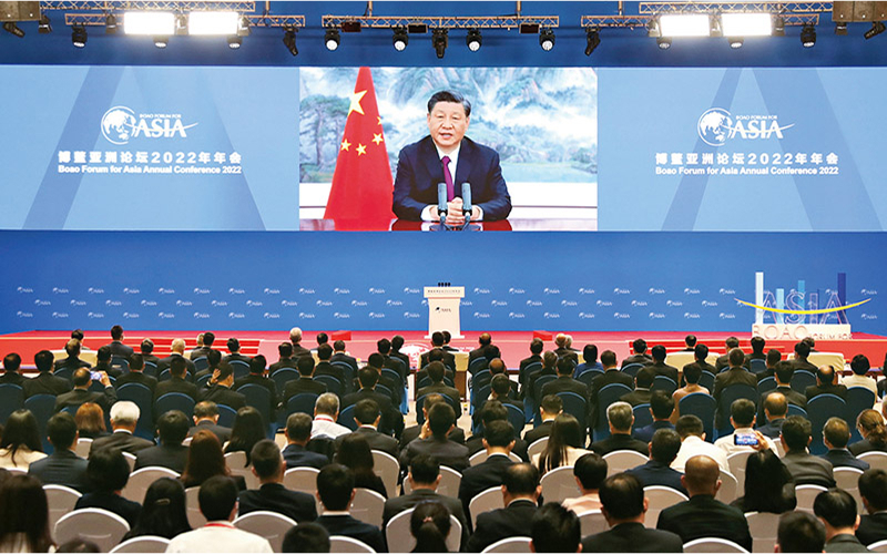 习近平：推动落实全球发展倡议、全球安全倡议、文明治理