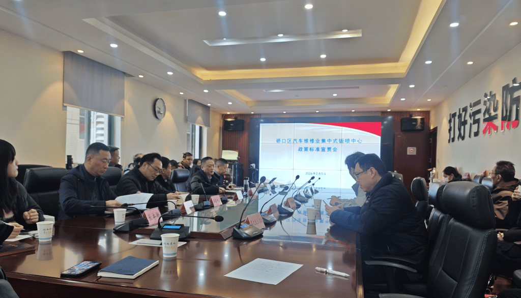 硚口按下钣喷行业绿色转型“快进键”