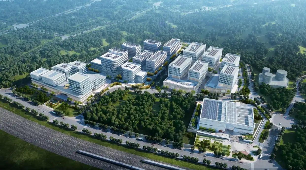 青岛生命健康科技高端智造产业基地（二期）主体全面封顶(图3)