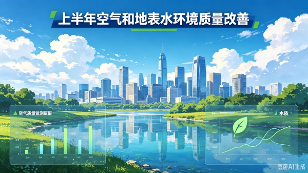 生态环境部通报：上半年全国空气和地表水环境质量改善(图1)